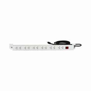 AC POWER DISTRIBUTION 12 Universal Outlet w/Cable 3 M. & Surge Protection (รางไฟ 12 Outlet)