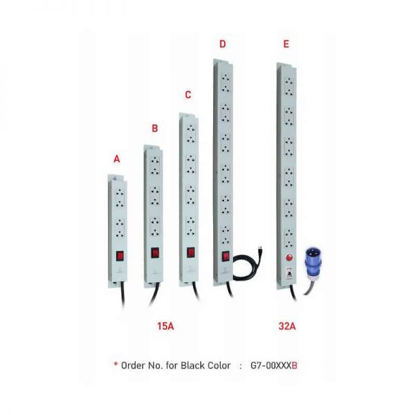 AC POWER DISTRIBUTION 12 Universal Outlet w/Cable 3 M. & Surge Protection (รางไฟ 12 Outlet) - Image 2