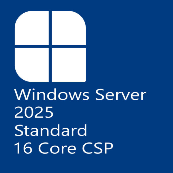 W2025-16Core-CSP, Windows Server 2025 Standard 16Core CSP