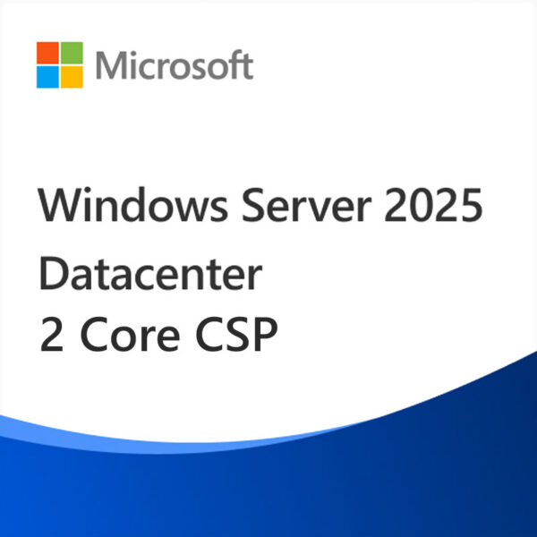 W2025-DC-2Core-CSP, Windows Server 2025 DataCenter 2Core CSP