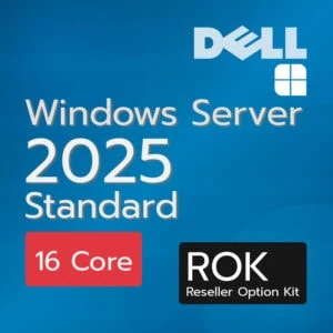 Windows-Server-2025-Standard-Dell-ROK, Window Server 2025 Standard 16 Core Dell ROK
