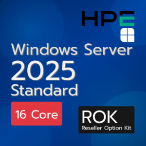 Windows-Server-2025-Standardl-HPE-ROK, Window Server 2025 Standard 16 Core HPE ROK