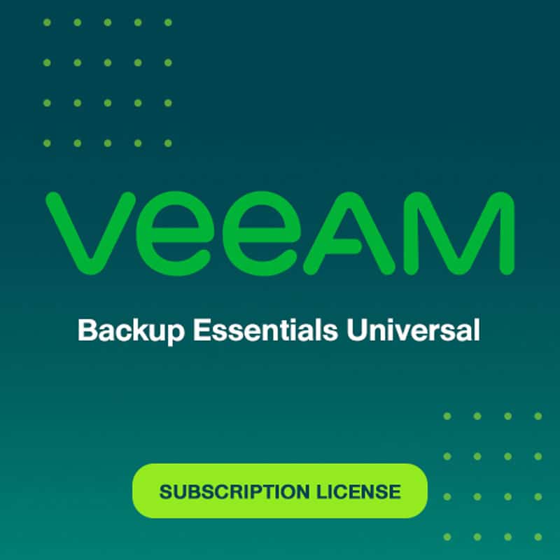VEEAM-Backup-Essential-Universal-License-subscription, Veeam Backup Essentials Universal Subscription