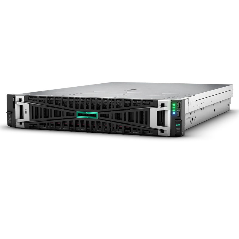 HPE-Proliant-DL385-Gen11-Front-Left-with-Bezel, HPE Proliant DL385 Gen11 P85586-375