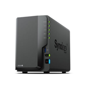 Synology-DS224+-Front-Left, Synology DS224+ 2Bay NAS (DS224PLUS)