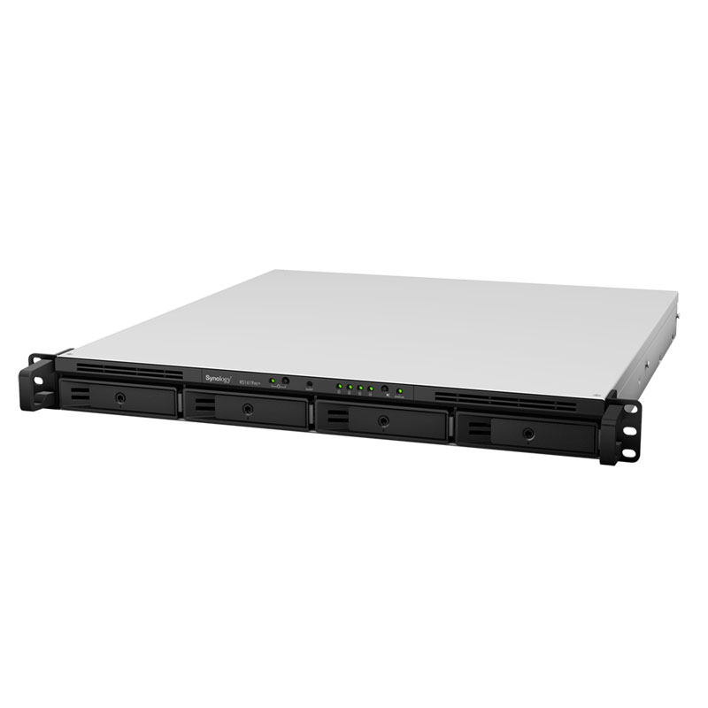 Synology-RackStation-RS1619xs+-Front-Left, Synology RackStation RS1619xs+ 4Bay (RS1619XSPLUS)