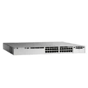 Cisco C9300-24P-E Front Right, Cisco Catalyst 9300 24-port PoE+ Switch