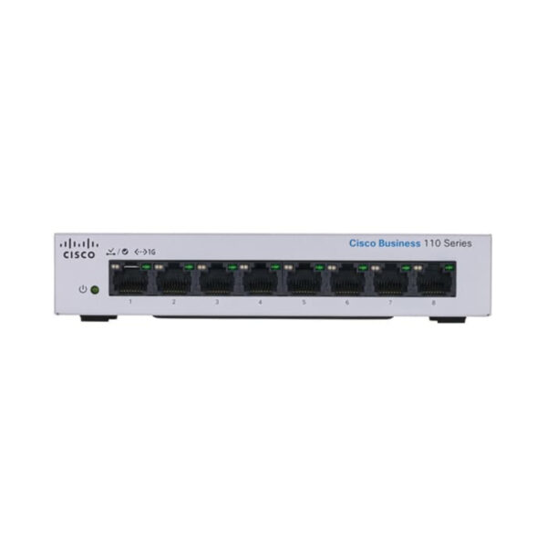 Cisco CBS110 8 Port Front