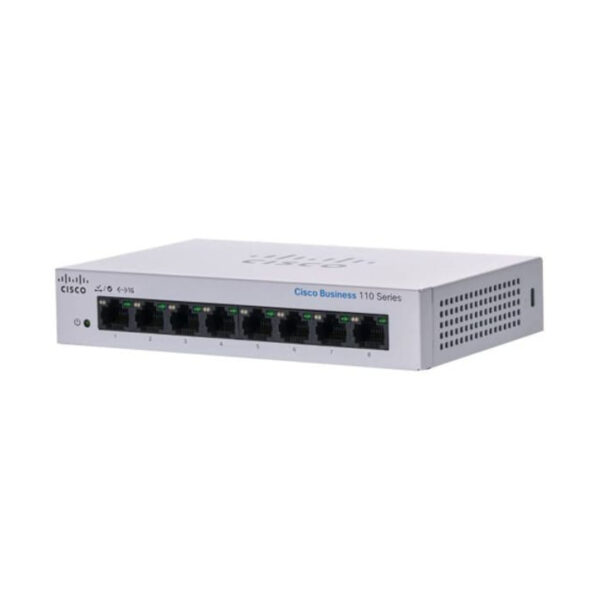 Cisco CBS110 8 Port Front Left