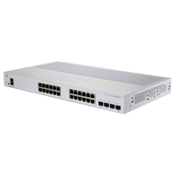 CBS250 24-port GE PoE 4x1G SFP, CBS250-24T-4X-EU, CBS250 24-port GE FPoE 4x1G SFP