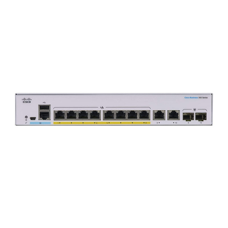 Cisco CBS350 8 Ports Front