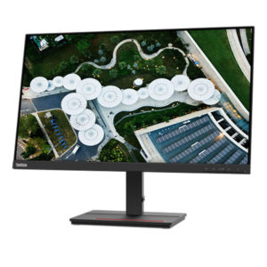 Lenovo-ThinkVision-S24e-20-Front-Left, Lenovo ThinkVision S24e-20 23.8" FHD Monitor