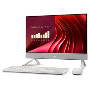 Dell-24-All-in-One-EC24250-Front-Left, Dell 24 AIO I5-1134U 8GB 512G SSD W11P (SNSEC2425005), Dell 24 AIO Core 7 150U 16GB 512SSD W11P (SNSEC2425004), Dell AIO I5-1134U 1TB SNSEC2425003